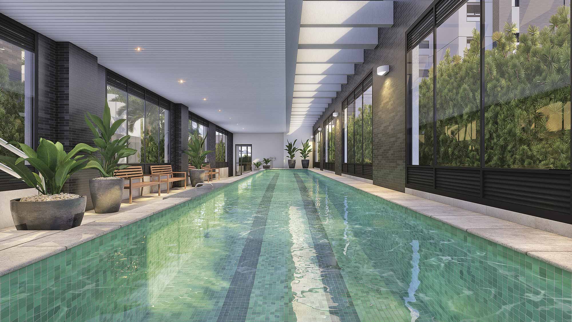 Piscina coberta: lazer sem tempo ruim o ano todo