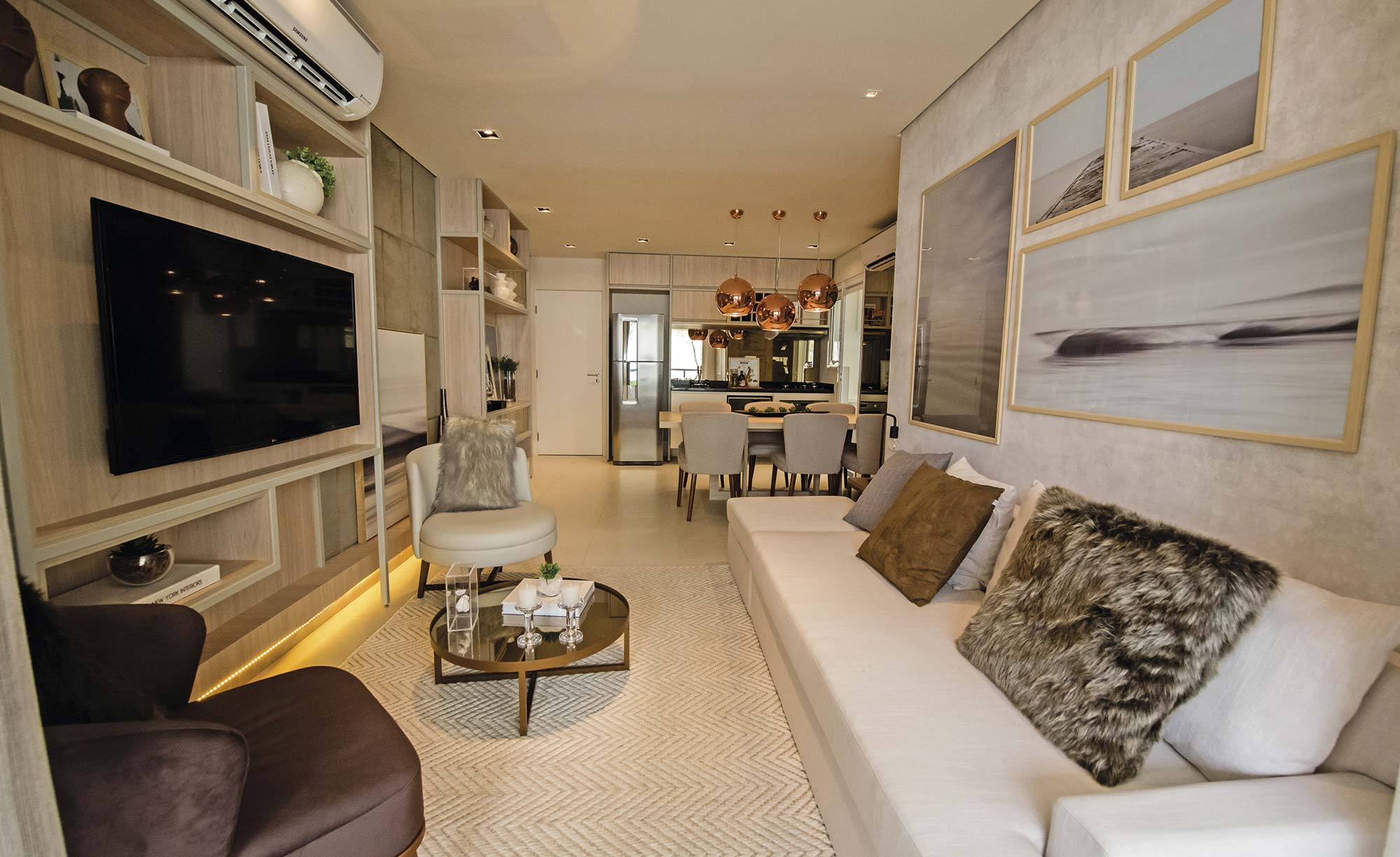 Como decorar a sala de um apartamento compacto?