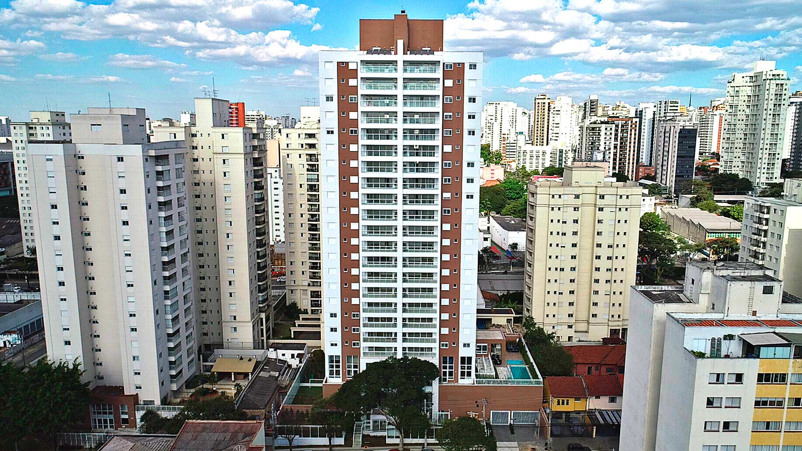 Vista da fachada