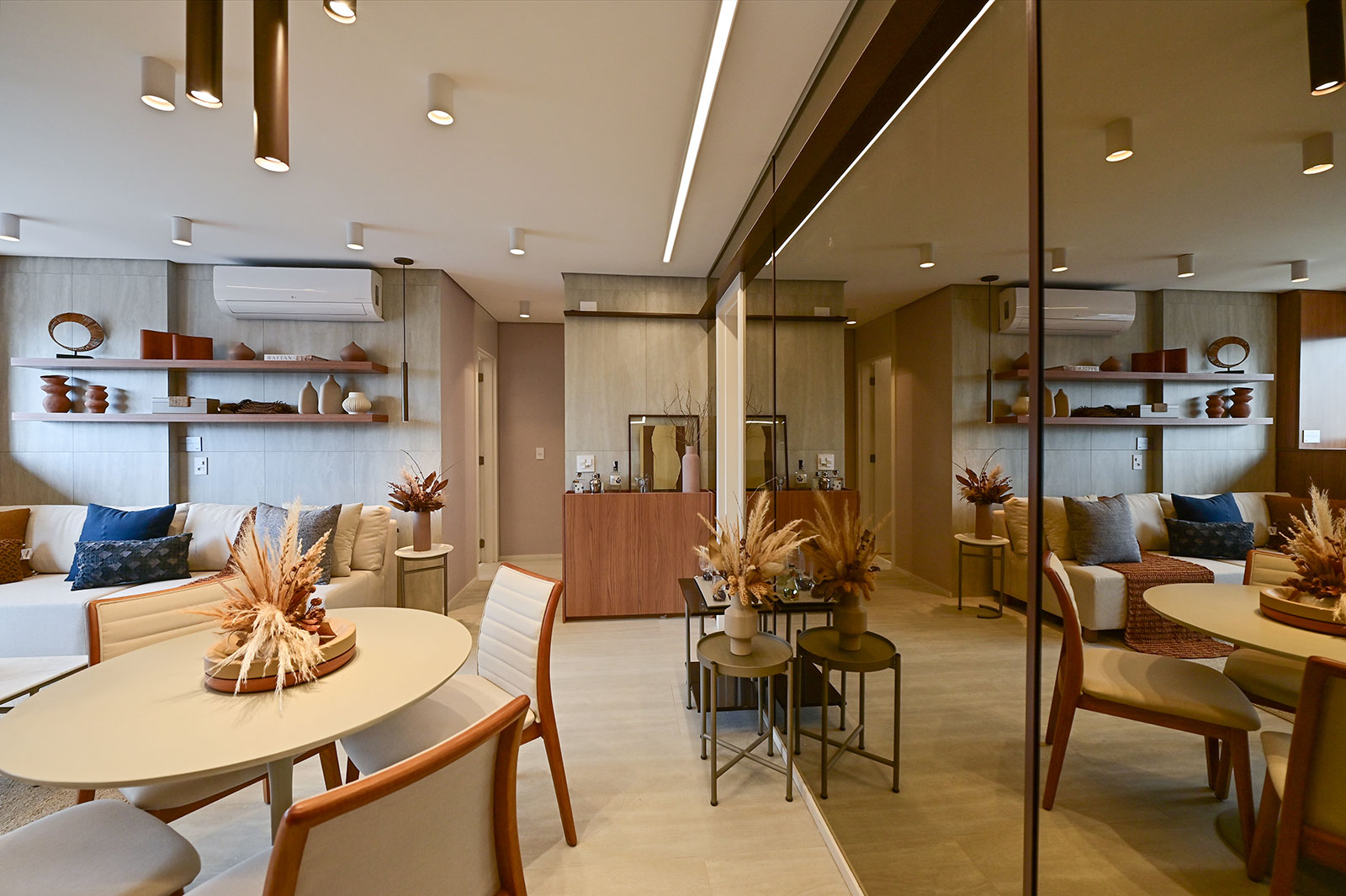 SUGESTÃO DE DECORAÇÃO, ENTREGUE CONFORME A PLANTA DE CONTRATO E MEMORIAL DESCRITIVO.