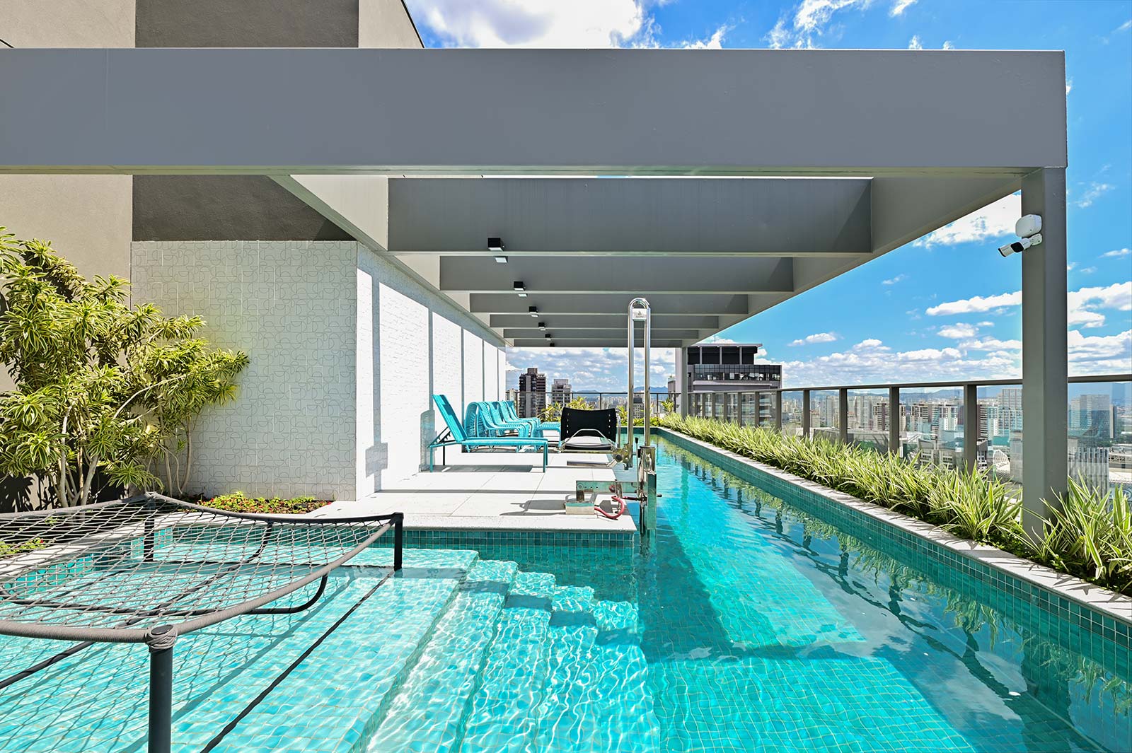 Piscina no rooftop