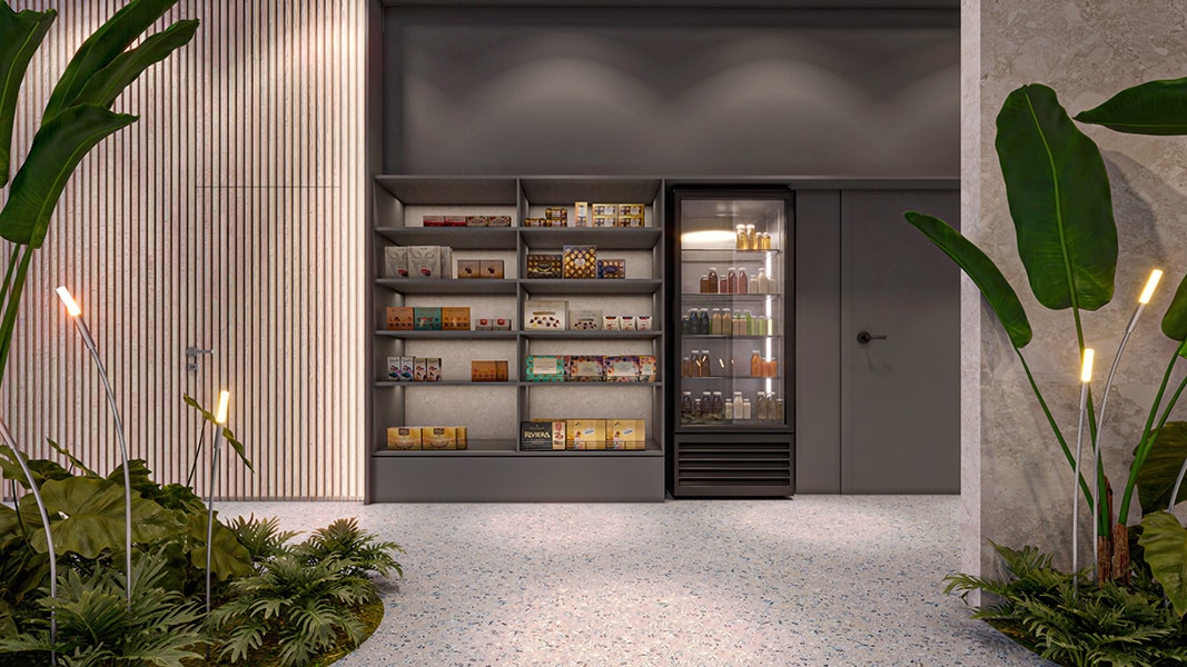Perspectiva ilustrada do Grab & Co